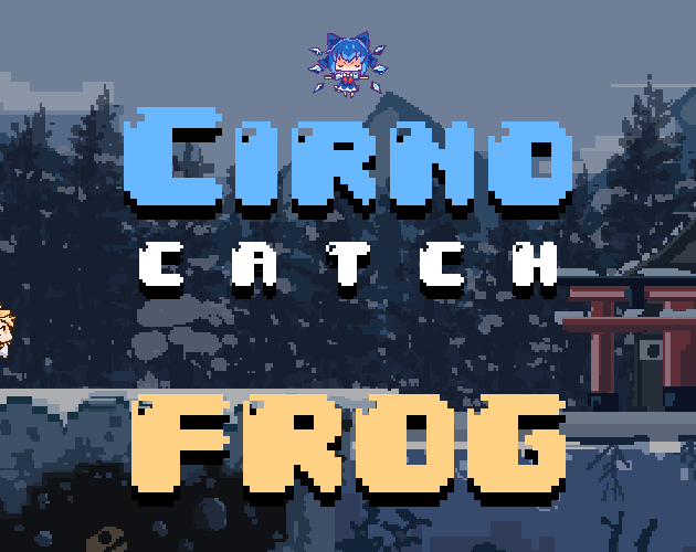 Cirno Catch Frog banner